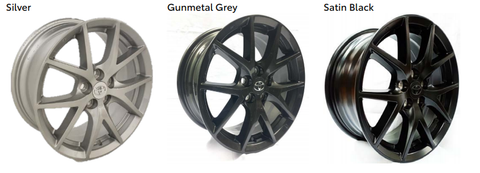 Genuine Toyota 16" Alloy Wheels Silver, Gunmetal, Satin Black 20-23 Corolla/Hybrid/Hatch PK457-12L00 PK457-12L01 PK457-12L02