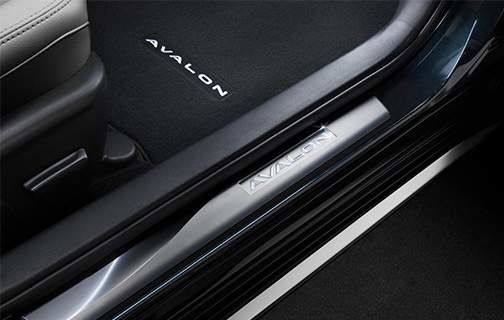 Genuine Toyota Illuminted door sill protectors - PT413-07191-20 - Toyota Customs