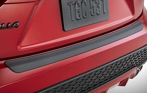 Genuine Toyota Rear Bumper Protector - PT738-02200-02 - Toyota Customs