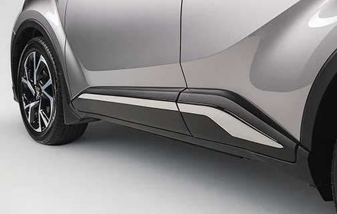Genuine Toyota Chrome Side Sills - PW156-10000-24 - Toyota Customs
