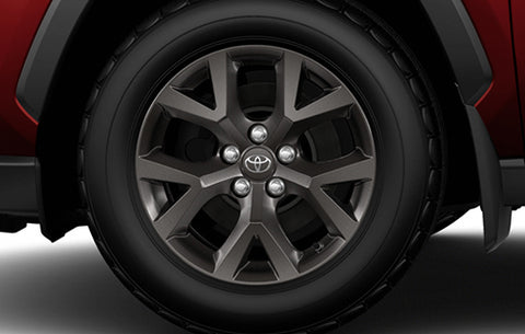 Genuine Toyota 17" Alloy Wheel Black, Gunmetal & Silver