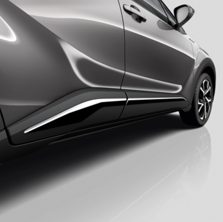 Genuine Toyota Chrome Side Sills 18-21 C-HR PW156-10000-24 - Toyota Customs