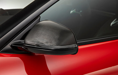 Genuine Toyota Carbon Fiber Mirror Caps 08403-14000/08403-14010 - Toyota Customs