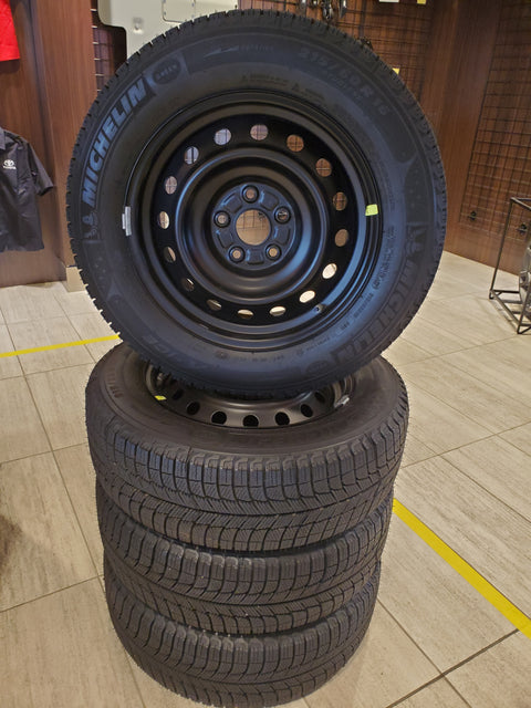 Winter 15" Steel Wheel and Tire Package - Prius C - Toyota Customs