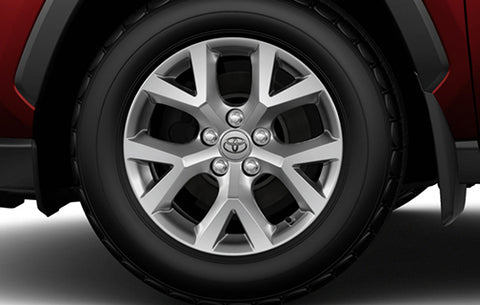 Genuine Toyota 17" Alloy Wheel Black, Gunmetal & Silver