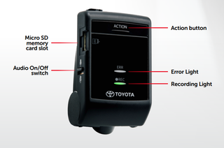 Toyota Customs Genuine Toyota Dash Camera 17-19 Tacoma PK6A3-33HT0